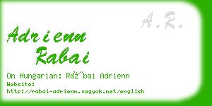 adrienn rabai business card